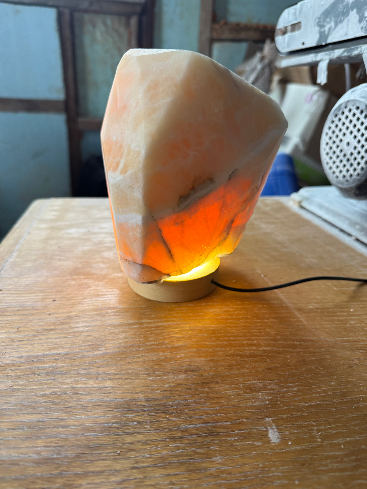 Warm Glow; Honeycomb Calcite