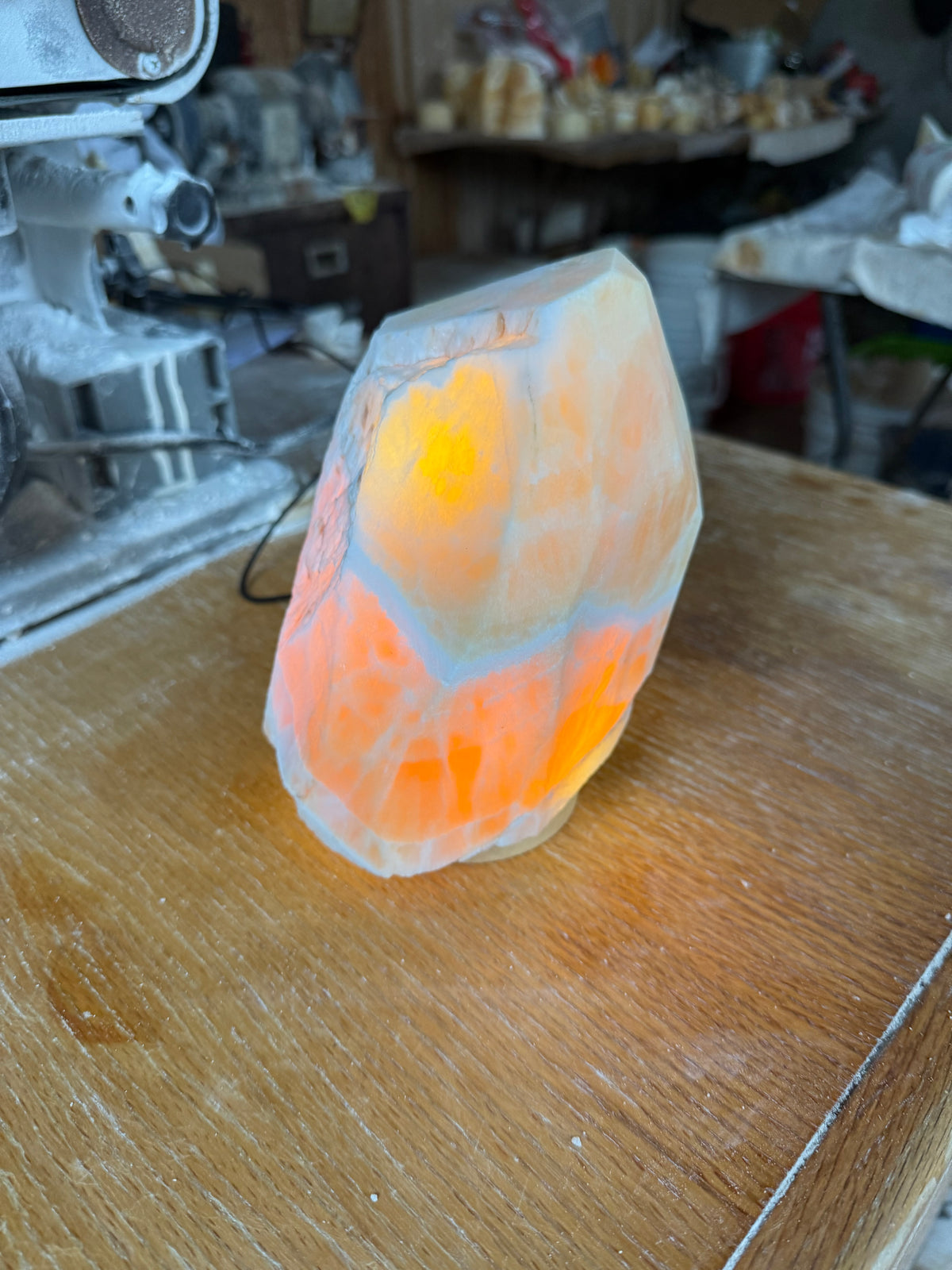 Warm Glow; Honeycomb Calcite